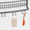 mDesign Metal Bathroom Over Door Hanging Shower Caddy, X-Wide